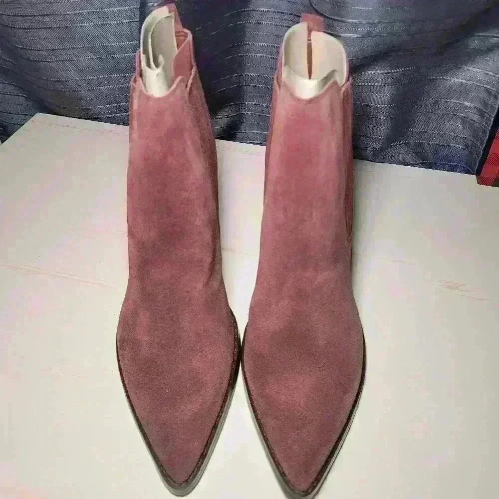 Nine west women's Mov colored healed boots size 8 1/2 M brand new - Picture 11 of 11